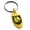 Gold, variant on Stainless Steel Dragon Guardian Coat of Arms Shield Engraved Small Oval Charm Keychain Keyring