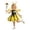 Yellow_001, variant on SUXIAN Little Girl Dresses Sleeveless Cartoon Holiday Party Performance Outfit 2 9 Years Girls Summer Dress Yellow_002 8-9 Years