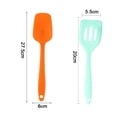 thumbnail image 2 of Sistema del utensilio de cocina del utensilio de cocina del silicón, sistema de la espátula de los utensilios de cocina antiadherentes de 2 piezas, resistente al calor, 2 of 6