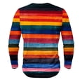 thumbnail image 4 of Mens 3/4 Zip Pullover Light Weight Mens Shirts Clearance Pullover Stripe Button Casual Long Sleeve Round-Neck Shirts, 4 of 4