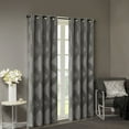 thumbnail image 3 of Home Essence Byron Ogee Knitted Jacquard Total Blackout Curtain Panel, 3 of 5