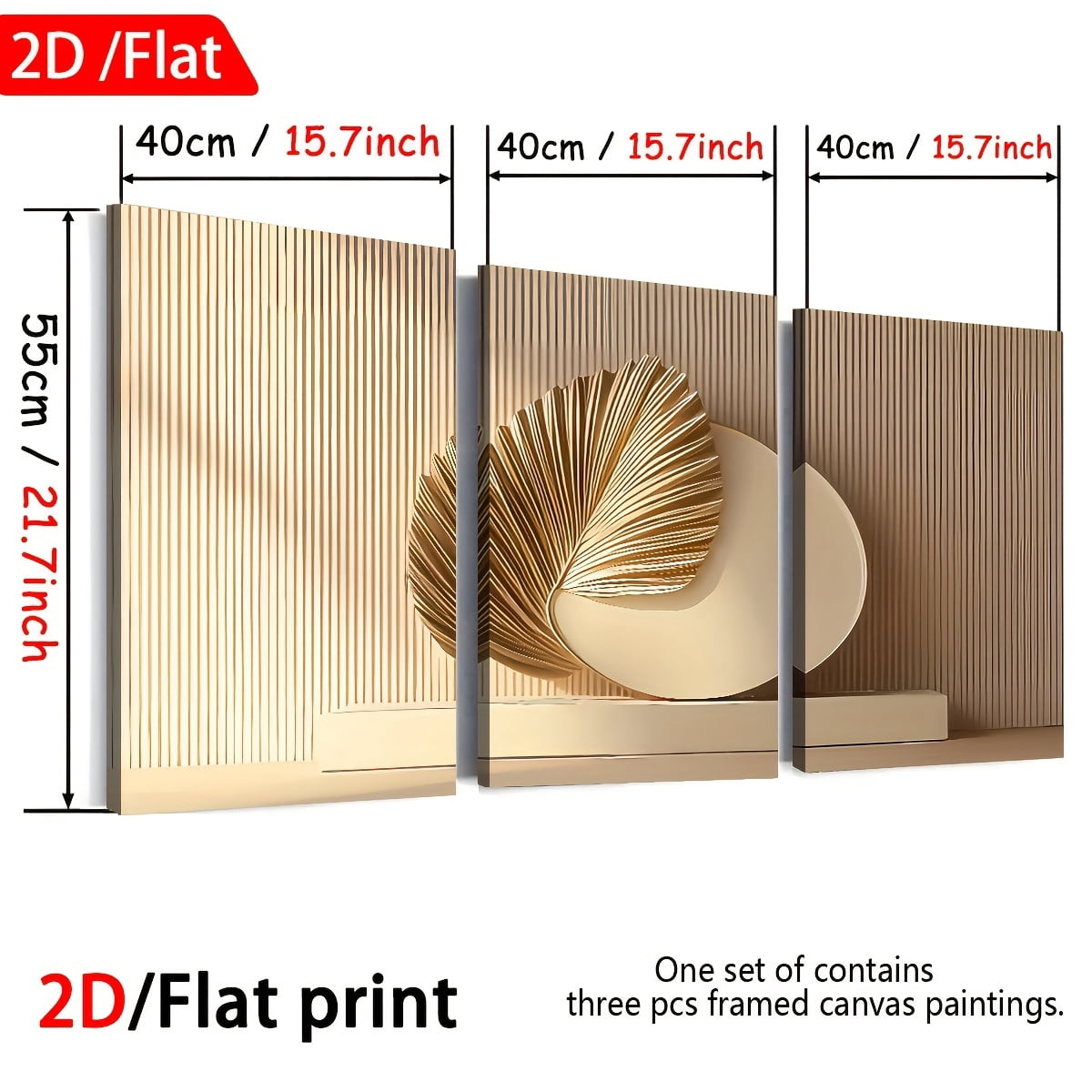2D Flat, [2D/Flat Print] Framed Canvas Painting And Poster, Ready to Hanging, Minimalist Style, Modern Fashion, Abstract Art, Large Size Home Decor, Wall Art, Room Decoration, Holiday Gift