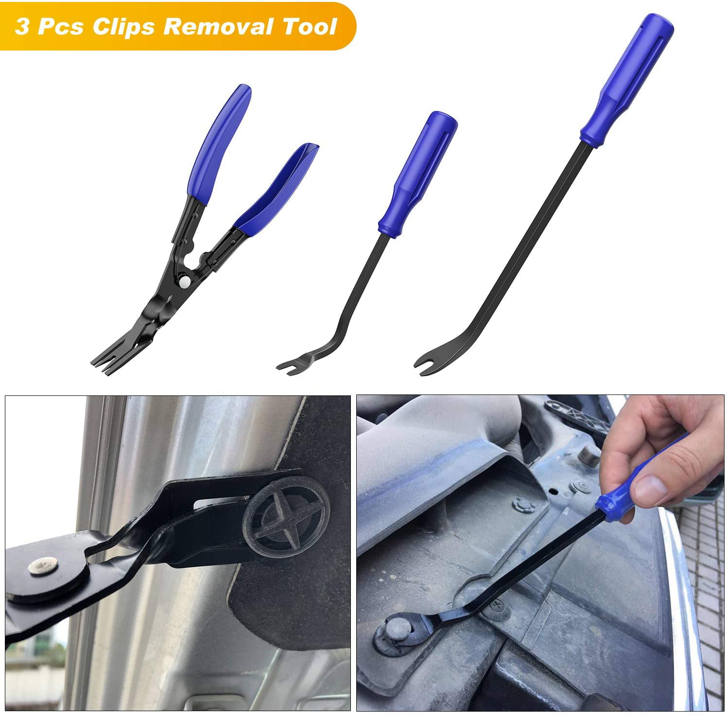 Auto Trim Removal Tool Kit 19 PCS Portable Zipper Bag 