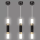 thumbnail image 1 of Lámparas De Techo Led Colgantes Modernas Para Cocina 3 Pzs. Xtellar negro, 1 of 3