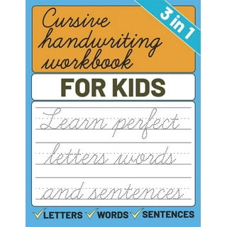  Handwriting Workbook for Kids: 3-in-1 Writing Practice