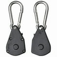 thumbnail image 3 of 2 Pairs Of Grow Light Rope Hanger Ratchet Reflector Hangers 150Lb 1/8", 3 of 6