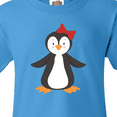 thumbnail image 4 of Inktastic Cute Penguin, Little Penguin, Penguin with Bow Youth T-Shirt, 4 of 5
