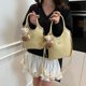 thumbnail image 4 of Bolso de mano de alta gama para mujer, bolso de hombro con textura de moda 2025, bolso cruzado simple y elegante para debajo del brazo., 4 of 5