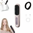 thumbnail image 3 of NWOKYZGH Portable Straightener Brush Rechargeable Hair Straightener Comb Brush, 3 of 3