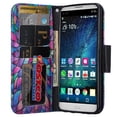 thumbnail image 4 of LG LV3/Aristo MS210/K8 (2017)/LG Rebel 3/Rebel 2/Fortune/Risio 2 Case, SOGA [Pocketbook Series] PU Leather Magnetic Flip Design Wallet Case - Rainbow, 4 of 4