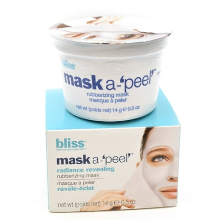 bliss Face Mask A-'Peel' Radiance Revealing Rubberizing Face Mask .5 oz