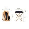 thumbnail image 3 of CSChome Chaise de Camping Extérieure Chaise Pliante Haute Stabilité Forte Capacité de Charge Imperméable Taille Compacte Chaise Portable Pliable Fournitures, 3 of 7