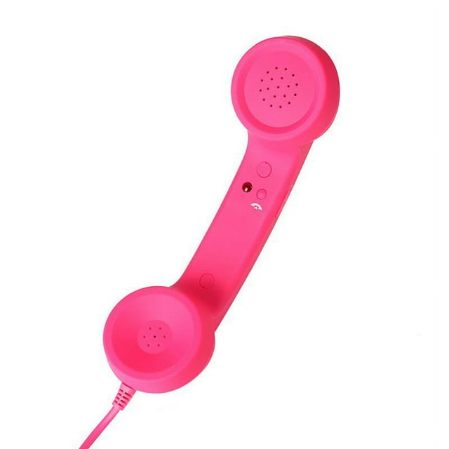 EASTIN Rétro Style Classique Téléphone Filaire - Style Old-school Classique Téléphone POP pour iPad iPod et Téléphones Android Téléphone Fixe Microphone (Violet)