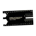 thumbnail image 3 of Milaget Stainless Steel Strings Action Ruler Guitar Setup Gauge for Maintenance Banjo Black A, 3 of 9