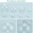 thumbnail image 6 of 160pcs Mini Glass Globe 8 Size Glass Ball Bottles Orbs Ball Wish Glass Ball Glass Spheres UV Planet Crystal Craft Ball, 6 of 6