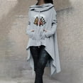 thumbnail image 1 of Ichuanyi liquidación mujeres talla grande manga casual casual estampado estampado con capucha sudadera con capucha blusa para mujeres ICHUANYI WER2023082211505, 1 of 5