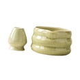 thumbnail image 1 of Cuenco de cerámica Matcha perfecl con soporte para batidor taza de café y sopa cuenco ceremonial para Matcha en polvo Verde claro, 1 of 8