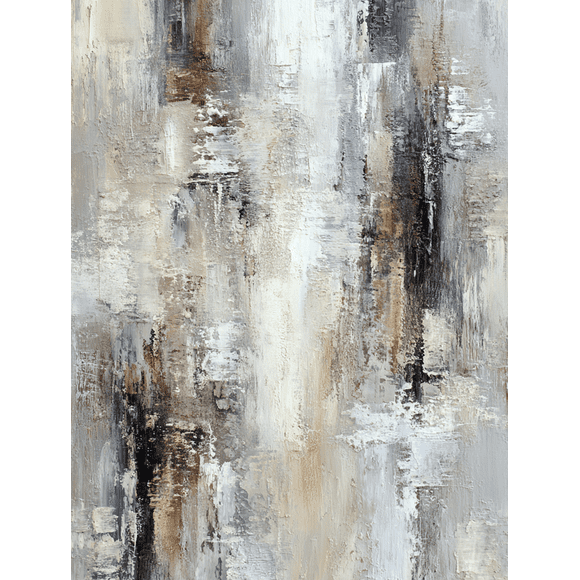 Qisvanset Abstract Textured Canvas Wall Art 15.75x11.81 Inches