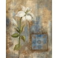 thumbnail image 2 of Vassileva, Silvia 20x24 White Modern Wood Framed Museum Art Print Titled - Lily and Tile, 2 of 4