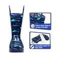 thumbnail image 3 of Bocca Kids Shark Rain Boots for Toddler Boys Sizes 11, 3 of 6