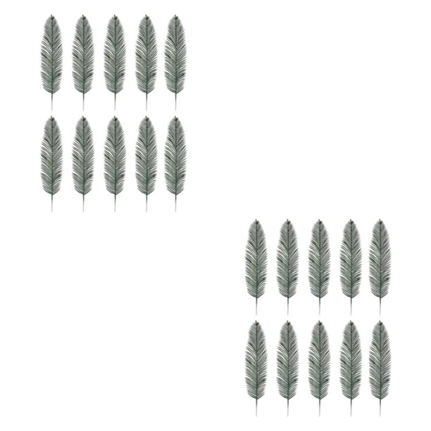 Hojas de Palma Artificiales Bearachild 10x Verde para interiores o Exteriores Type4 NO4