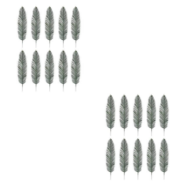 Hojas de Palma Artificiales Bearachild 10x Verde para interiores o Exteriores Type4 NO4