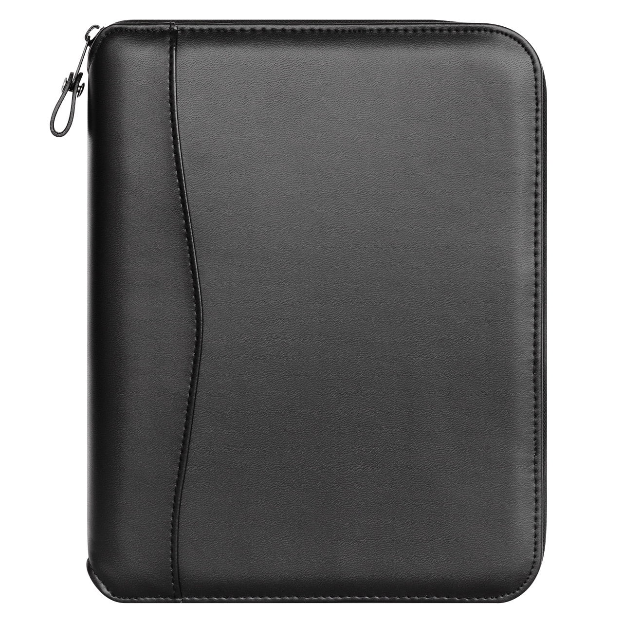 FranklinCovey Spacemaker Vinyl Zipper Binder (Classic Size, Black)