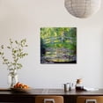 thumbnail image 5 of The Waterlily Pond with the Japanese Bridge, 1899, Botanical World Culture Stretched Canvas Wall Art by Claude Monet Sold by ArtCom, 5 of 5
