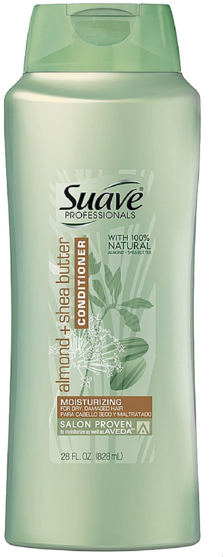 Suave Professionals Moisturizing Conditioner, Almond + Shea Butter 28 oz (Pack of 4)
