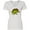 AA-White, variant on Inktastic Smiling Stegosaurus Women's V-Neck T-Shirt