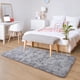 thumbnail image 5 of Alfombra Chicrug Cute Fluffy para dormitorio de niñas, 60 x 180 cm, color gris, 5 of 8