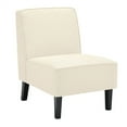 thumbnail image 2 of Kadyn Accent Chair, Club Chairs, Wingback Chairs,Reading Lounge Chair,Modern Armless Accent Chair with Rubber Wood Legs-Beige, 2 of 8
