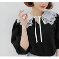 thumbnail image 3 of CAILDANL Lace Fake Collar Detachable Blouse Collar Little Shawl Top Decorative Collar for Women Girls, 3 of 4