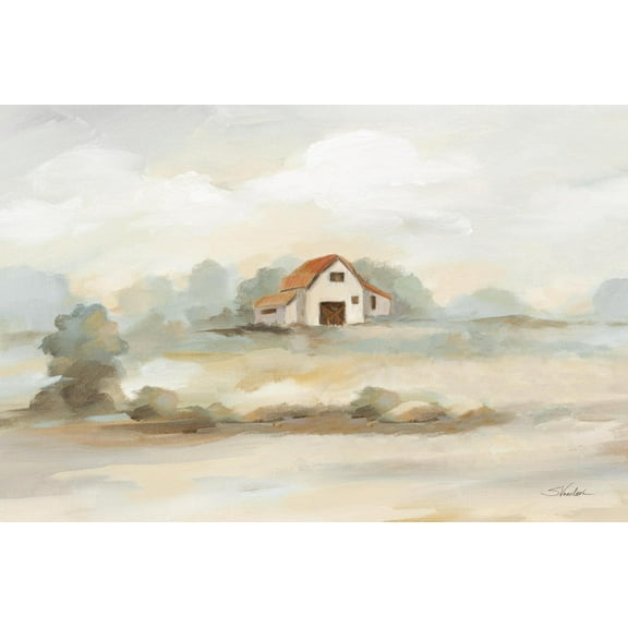 Art.com The Old Farm Landscape Art Print by Silvia Vassileva, 18" x 12"