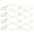 thumbnail image 1 of Nestingho 4Ud De Para Frascos De Acero Inoxidable Dorado Accesorios Para Conservas En Casa, 1 of 7