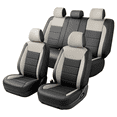 thumbnail image 2 of Fit for Mazda CX-30 2020-2026 Car Seat Covers,Full Set Faux Leather Seat Covers,Stretch Fit,Non-Slip,Scratch Resistant,Airbag Compatible,Gray,2 Row 5 Seats, 2 of 11