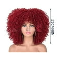 thumbnail image 2 of JINCBY Clearance,Fashion Wig Curly Hair Explosion High Temperature Silk Rose Mesh Wig Full Head Cover Gift for Women, 2 of 2