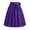 Purple, variant on Midi Skirts for Women Summer Casual Tie Front Skirts Trendy A-Line Skirt