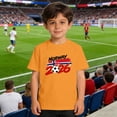 thumbnail image 2 of YunPes Boys & Girls T Shirts Norwegian 2026 Football Fan Tees Fashion Print Cotton Short Sleeve Tops Summer Casual Basic Clothes, 2 of 4