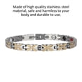 thumbnail image 4 of Pulseras para Mujer,Pulsera de acero, Pulsera de acero inoxidable, pulsera con forma de flor, joyería exquisita, pulsera de mujer, brazalete, joyería simple y elegante para hombres, ni?as Ecomeon  no, 4 of 5