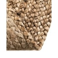 thumbnail image 7 of Unique Loom Braided Jute Collection Area Rug - Goa (3' 3" Round White/Natural), 7 of 7