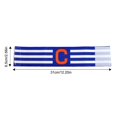 thumbnail image 4 of Brazalete Capitán Banda Ajustable Transpirable para Capitán de Fútbol (Azul), 4 of 4
