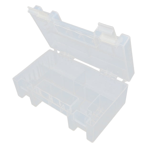 Estuche Organizador de Plástico Transparente Sunnimix para 20 Pilas AA y 14 AAA