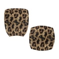 thumbnail image 6 of ZUXONGSY Leopard Print Office Chair Cover Set of 2 Piece Spandex Chair Protector Cover with Elastic Edge Skin Friendly High Back Computer Chair Cover Anti-Wrinkle Stylish Decor, 6 of 7