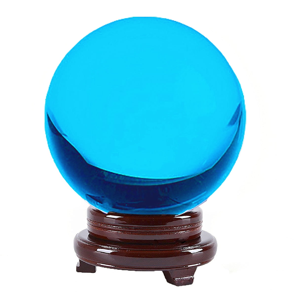 Amlong Crystal 6 (150mm) Crystal Ball with Wood Stand 