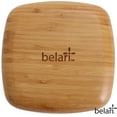 thumbnail image 4 of Belari Bamboo Plate Set - Bamboo Reusable Plates - Square Bamboo Plates - Wood Plates Dinnerware - Bamboo Dinner Plates - Bamboo Dinnerware Set - Eco Friendly Plates, 4 of 5