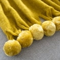 thumbnail image 3 of SAFAVIEH Shae Throw Blanket Yellow, 3 of 3
