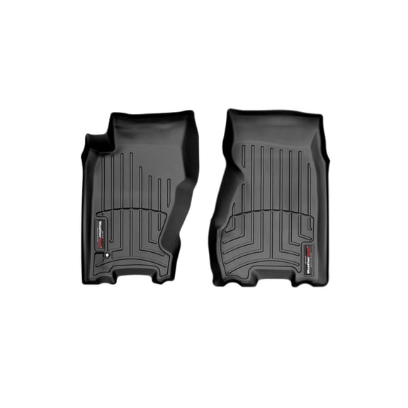 WeatherTech Custom Fit FloorLiners compatible with 1999-2004 Jeep Grand Cherokee - 1st Row (Driver & Passenger), Black