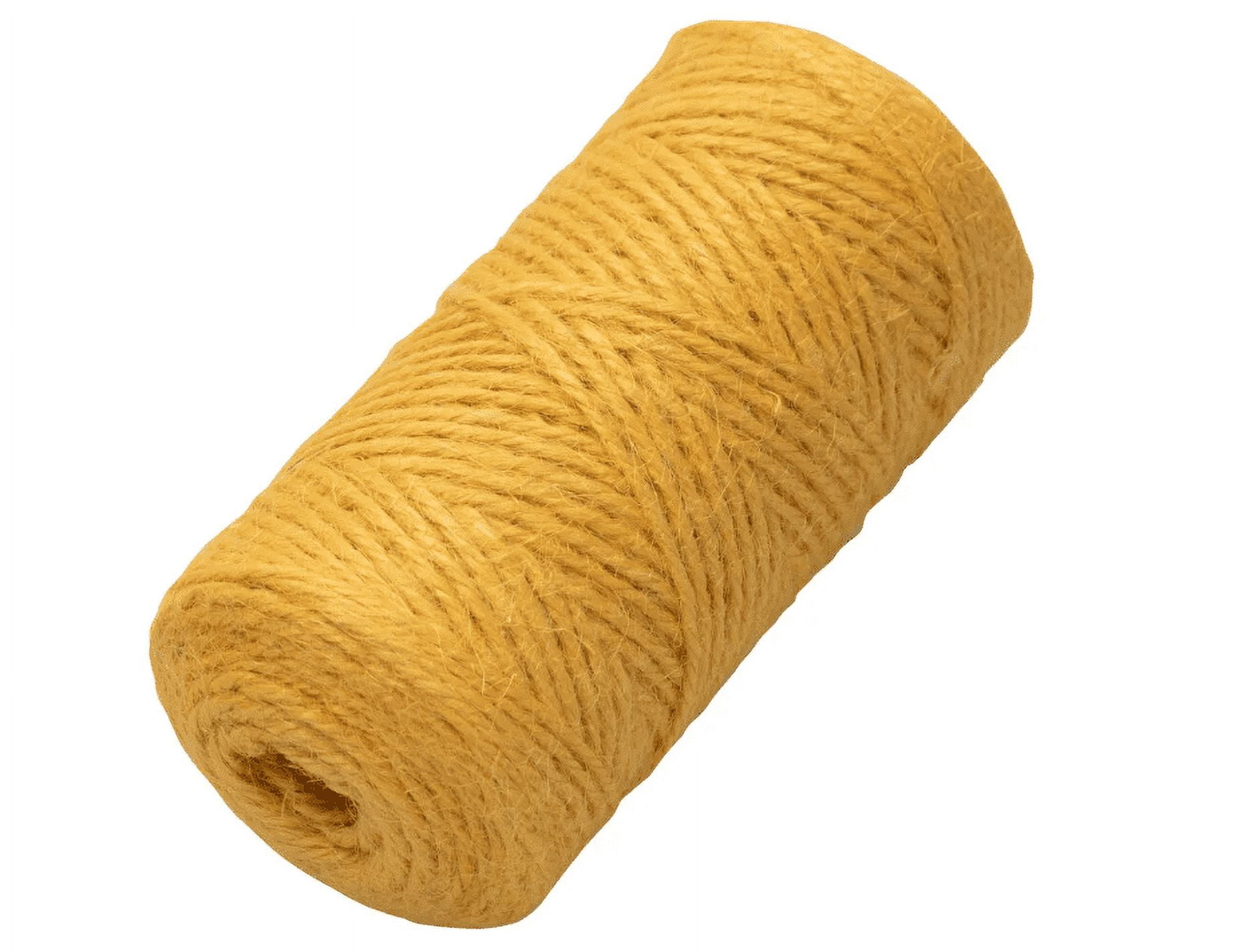 JAM Twine Ribbon, 54 Yards, Yellow, 1/Pack