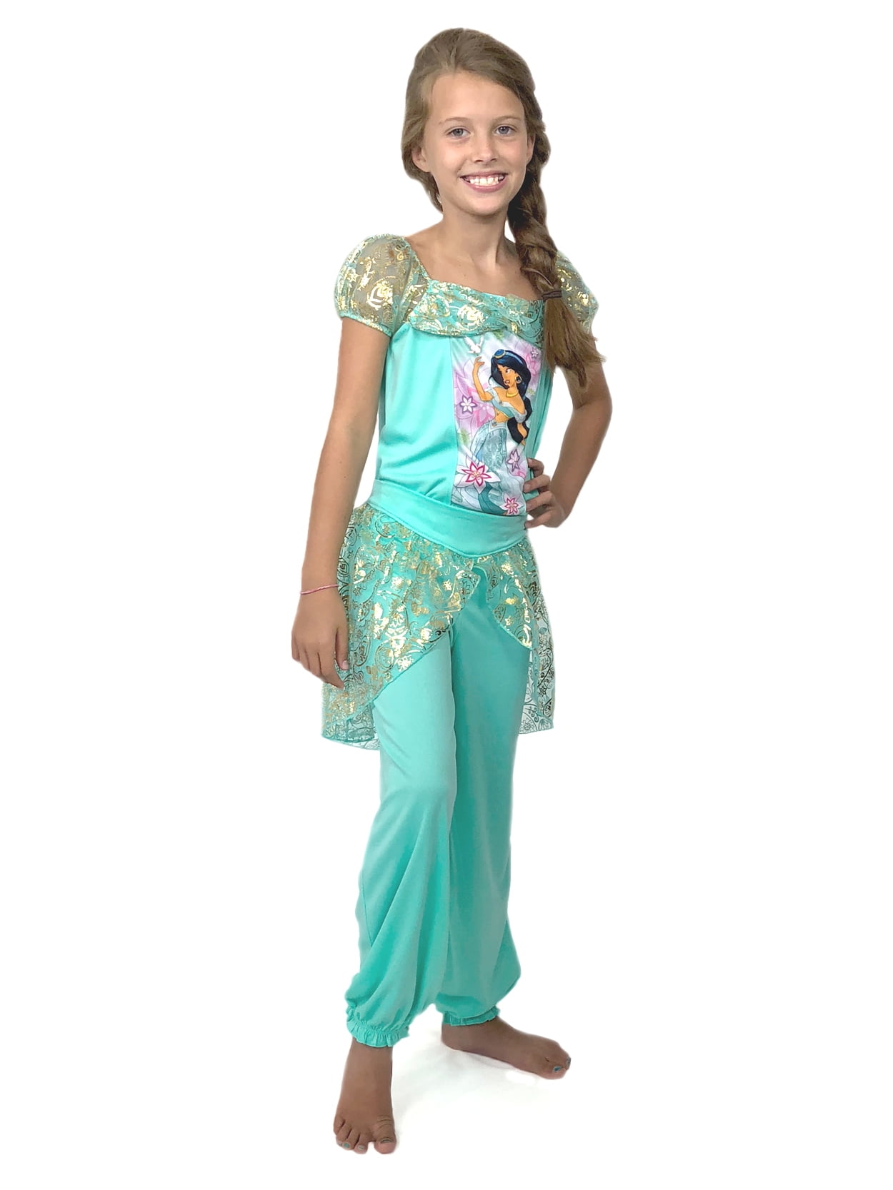 Disney - Disney Princess Jasmine Girls Fantasy Pajamas (Little Kid/Big ...